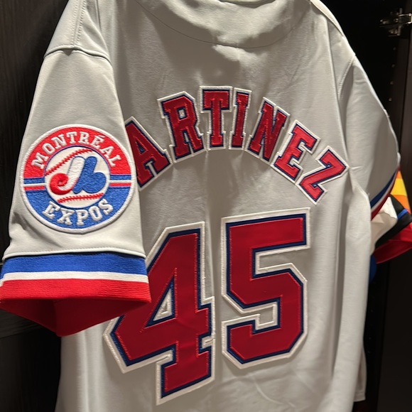 Pedro Martinez Montreal Expos Mitchell & Ness MLB Cooperstown Authentic Jersey - Picture 5 of 6